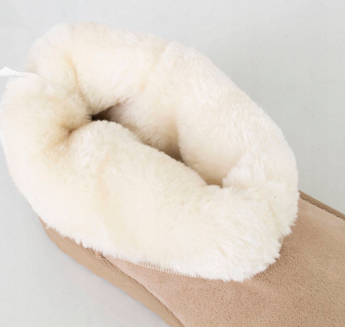 ŚNIEGOWCE BEŻOWE OCIEPLANE BOTKI PLATFORMA 40 Materiał wkładki inny