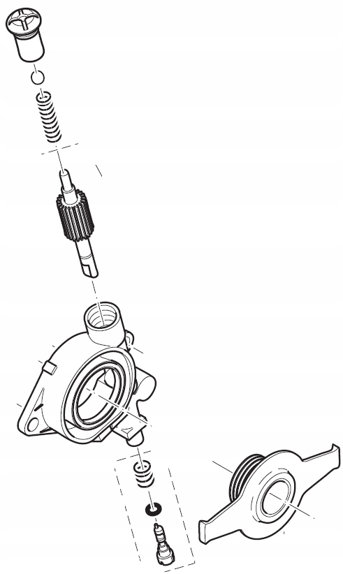 Nd Makita Dolmar Olejové čerpadlo pre reťazovú pílu PS630, PS6400,PS7300,
