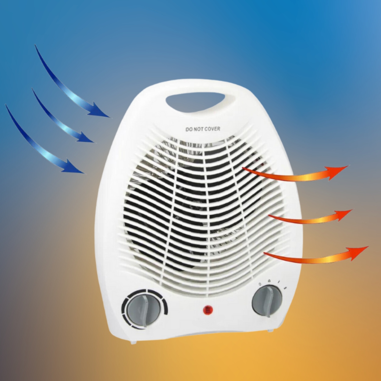 WENTYLATOR WIATRAK PODŁOGOWY STOJĄCY CHŁODZĄCY DO POKOJU DO BIURA 2000W Liczba poziomów mocy 2