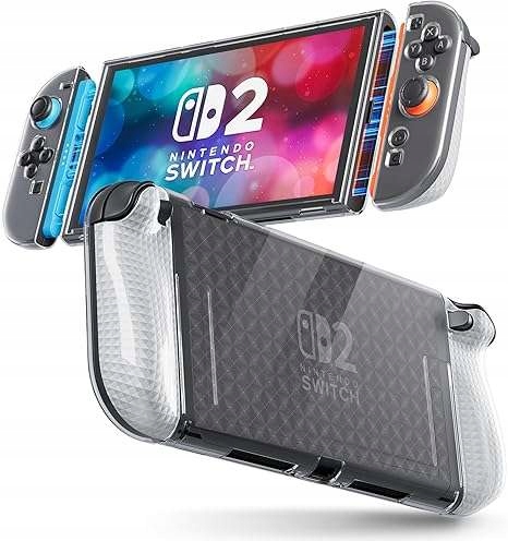 Etui ochronne do konsoli Nintendo Switch 2 TPU Przezroczysty
