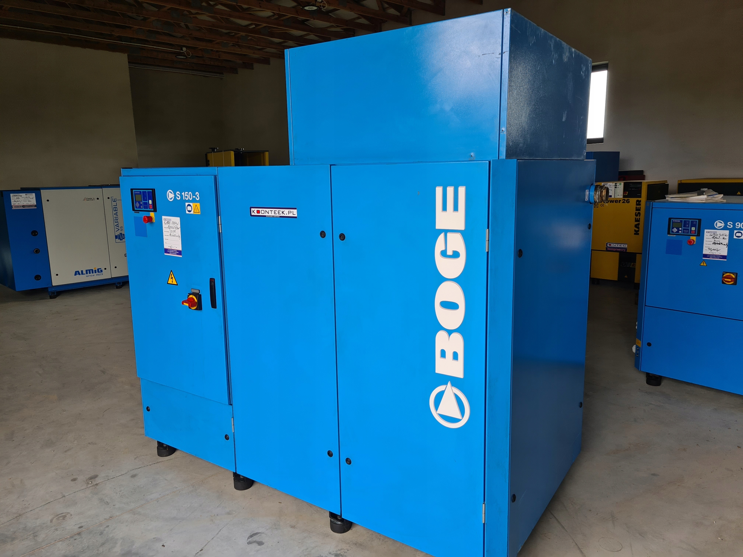 Kompresor śrubowy BOGE S 150-3 110 kW Kod producenta 258
