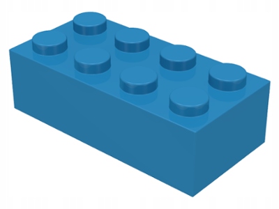 

Lego 3001 C lazurowy 2x4 klocek brick Nowy 1szt