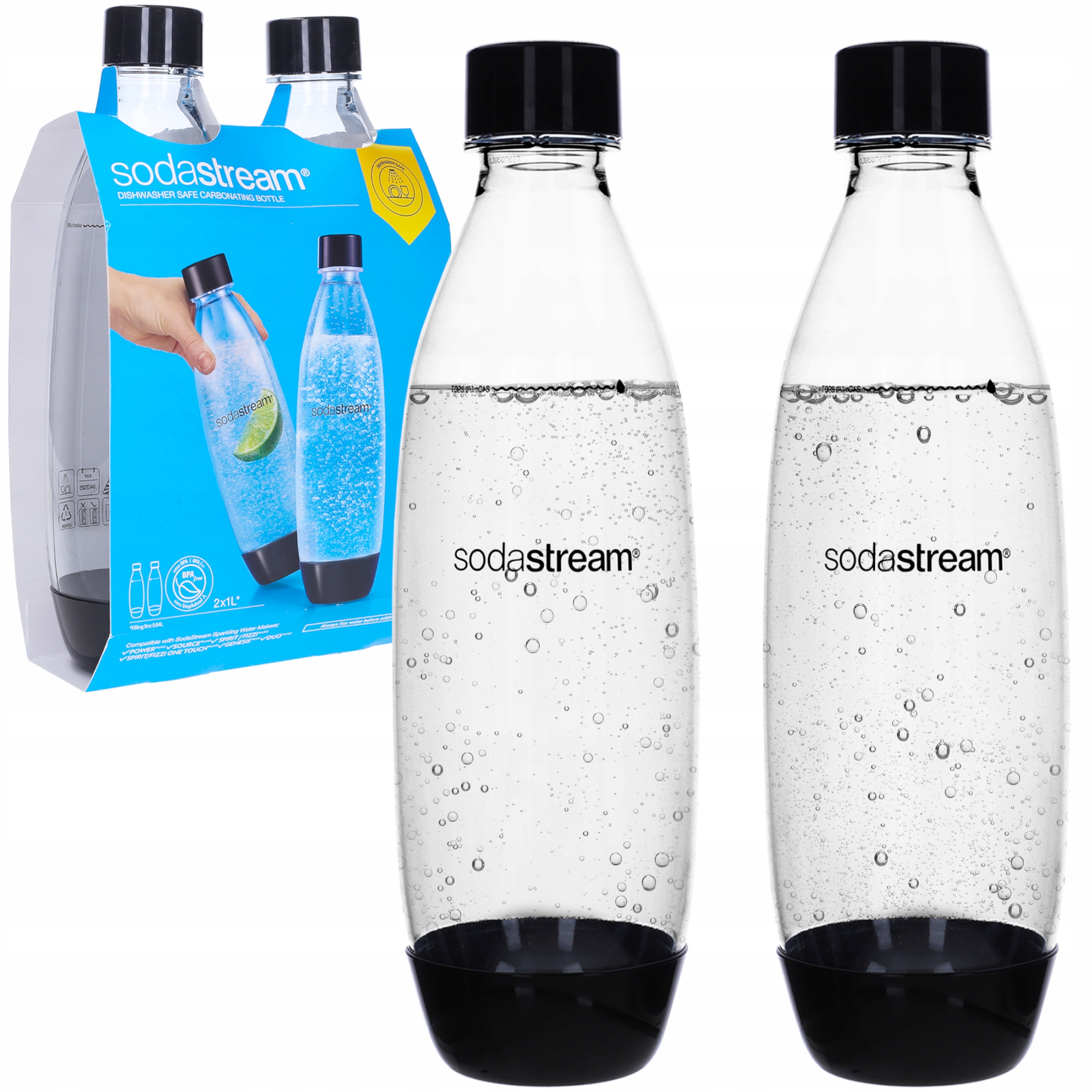 

Sodastream Butelki Do Saturatora Soda Stream 2x1L