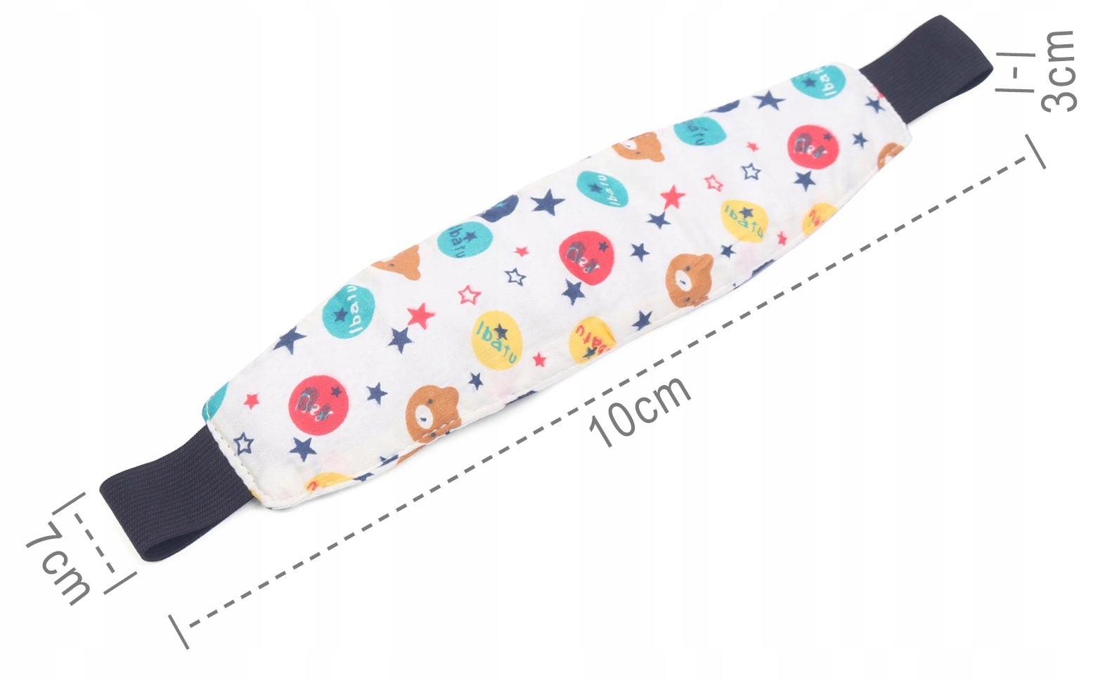 OPASKA PODTRZYMUJĄCA GŁOWĘ DZIECKA W AUCIE PAS PASEK FOTELIKA 100% BAWEŁNA Kod producenta OPP-1