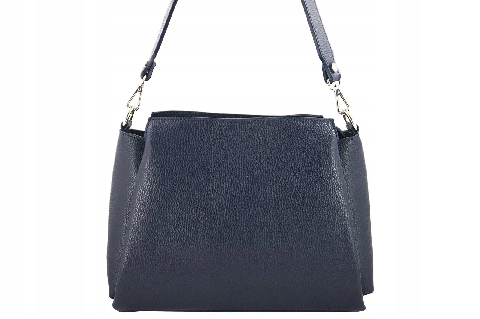 Dámská kufřík s širokým popruhem, italská, modrá