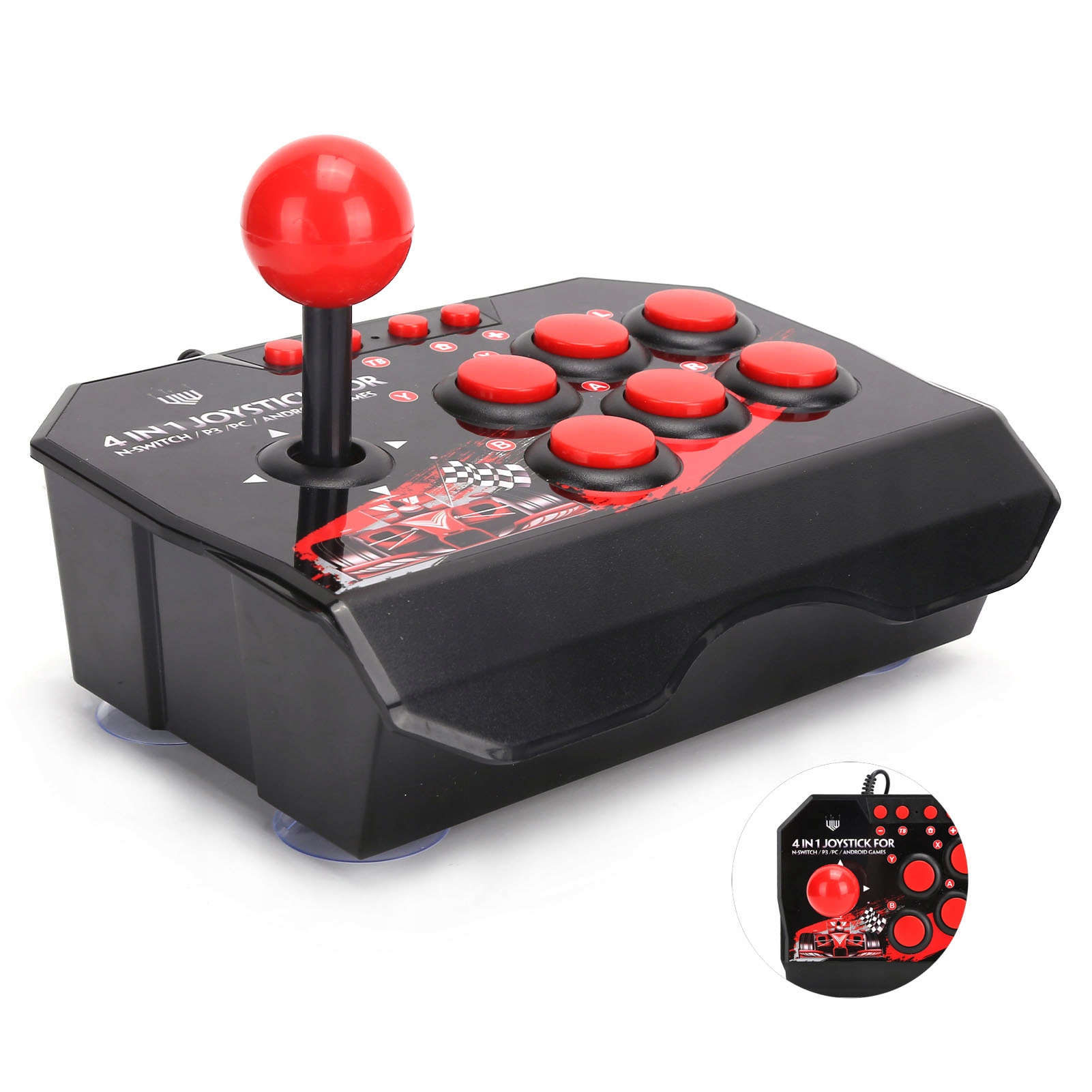 Arcade Fight Stick Przewodowy joystick Arcade Gry zręcznościowe B0