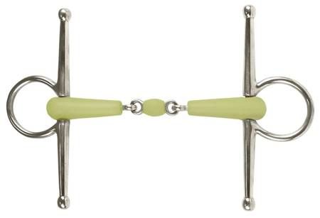 Wędzidło smakowe-jabłkowe, podwójnie- York 18mm z wąsami 13,5cm