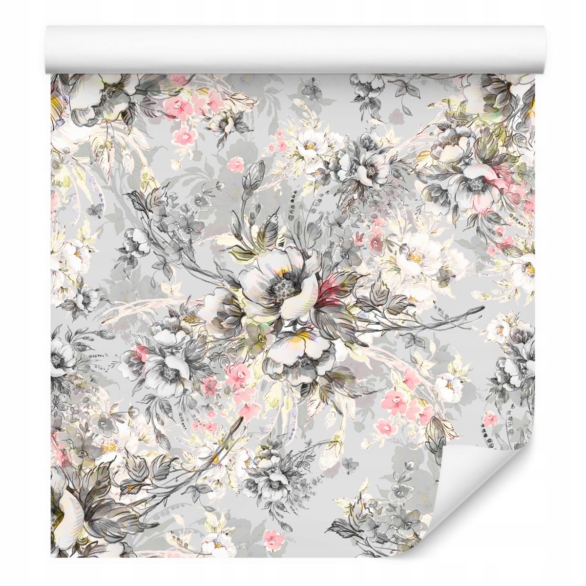 Tapeta do ložnice malované Květiny růže rostliny