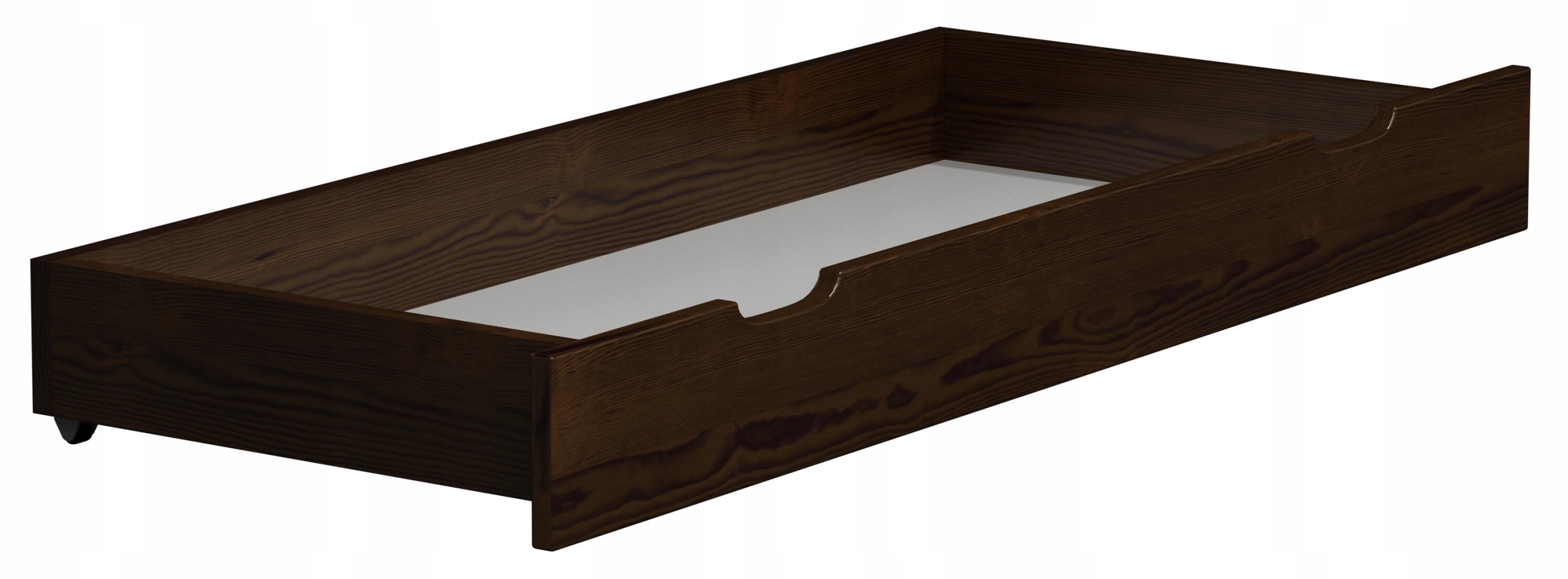 

Szuflada pod łóżko sosnowa drewniana 150 cm Orzech