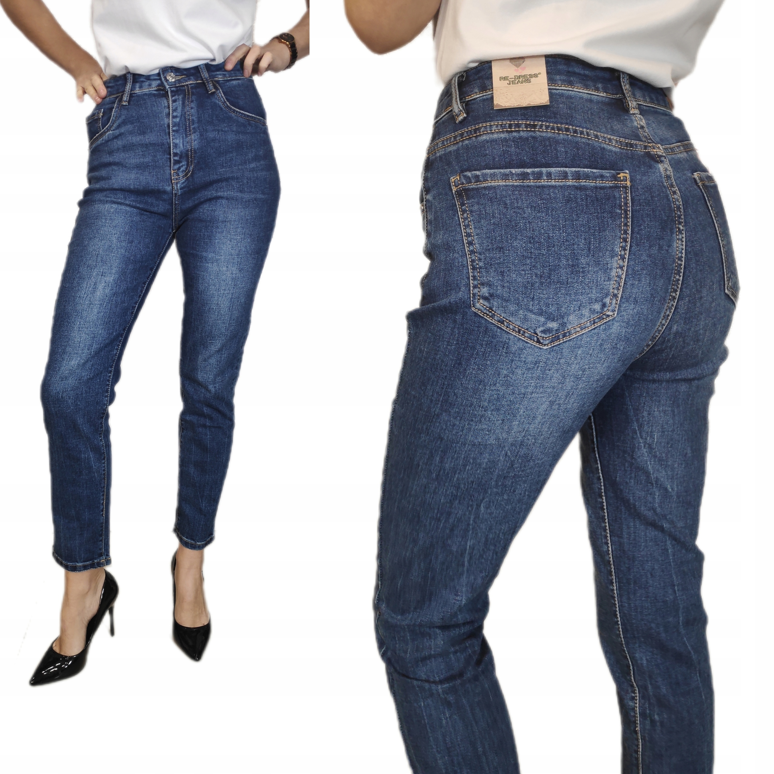 Dámské Klasické Zeštíhlující Džíny