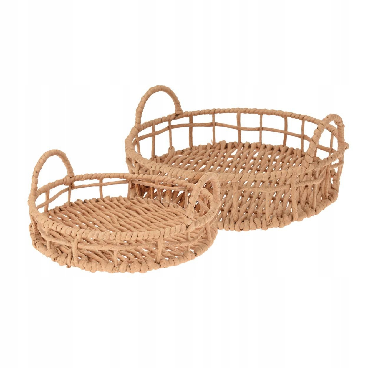 

Komplet Koszyków 2 szt Tace do Serwowania Boho
