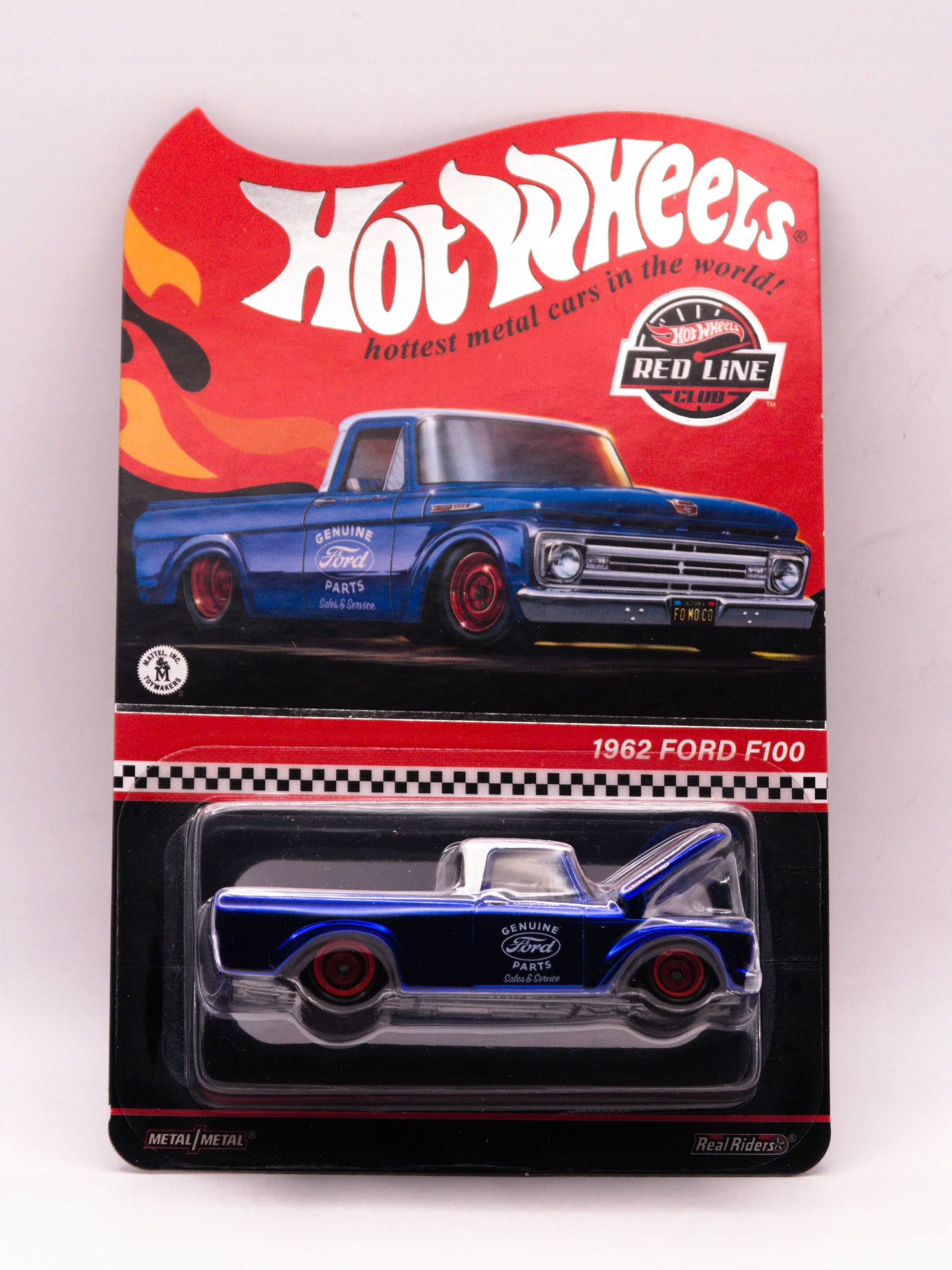 HOT WHEELS Red Line Club RLC 1962 Ford F100 Niebieski #204/30000