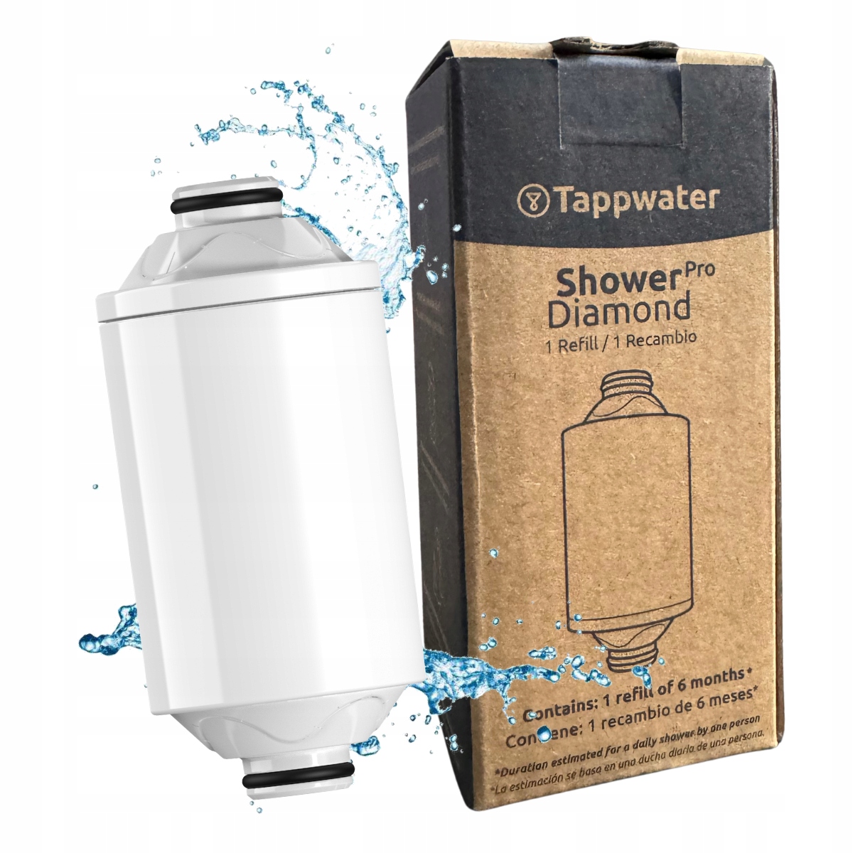 Wkład filtrujący do filtra prysznicowego Tappwater ShowerPro Diamond Kdf