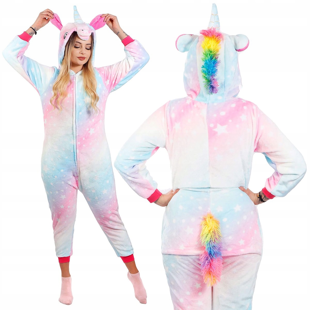 

Jednorożec Unicorn Piżama Kigurumi M Kombinezon