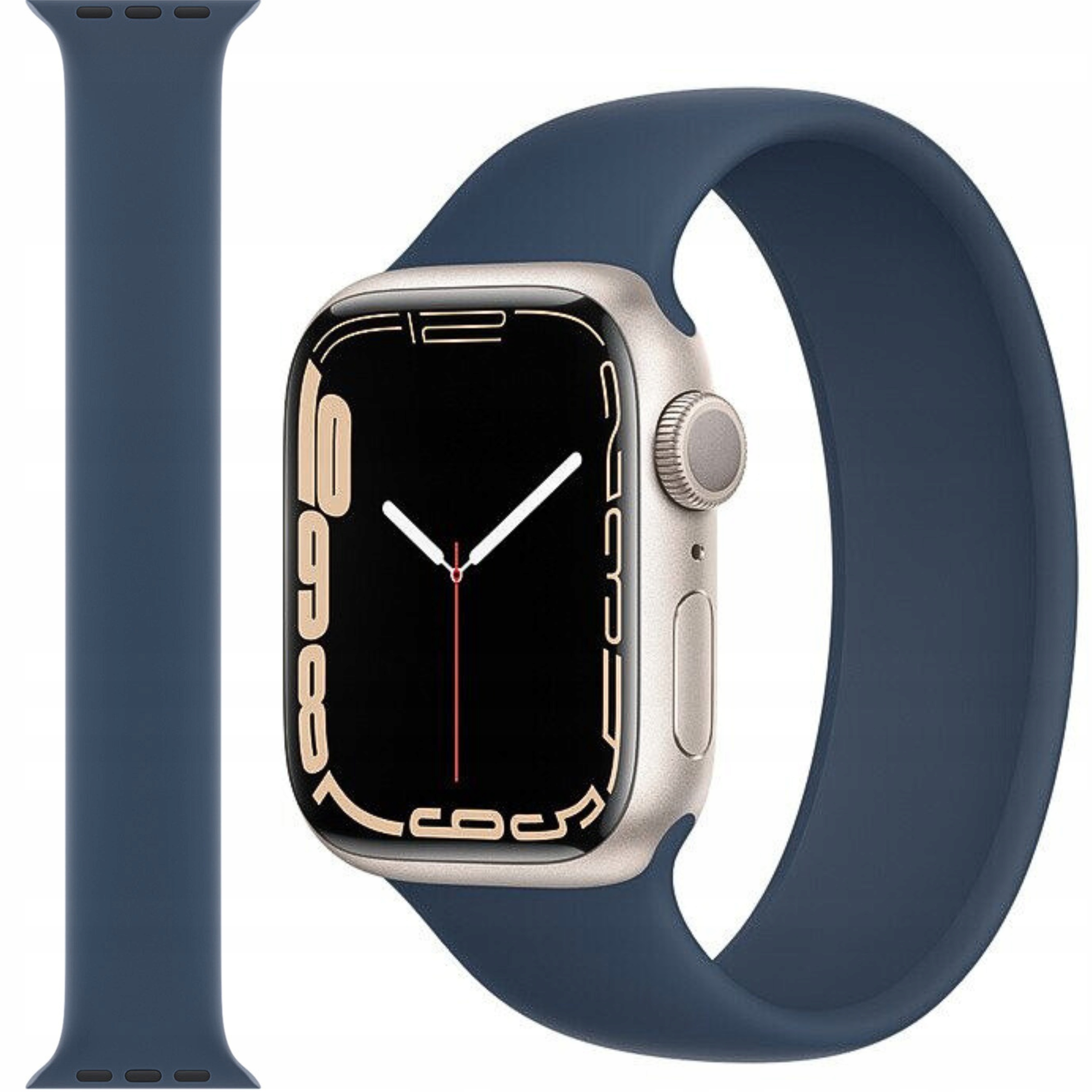 Apple Watch 38 40 41mm Pasek Solo Loop Abyss Blue (rozm. 2)