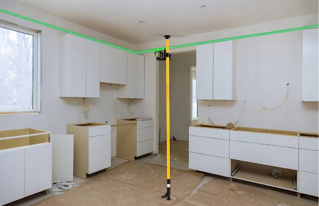 TYCZKA DO LASERA STATYW DO POZIOMICY LASEROWEJ ROZPOROWA TELESKOPOWA 300 CM Marka Hikey