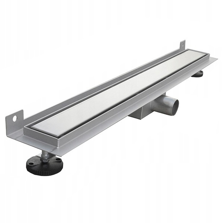 Lineární Odtok nástěnný 2v1 pod dlažbu nebo hladký Tepe Float 80 cm Nízký