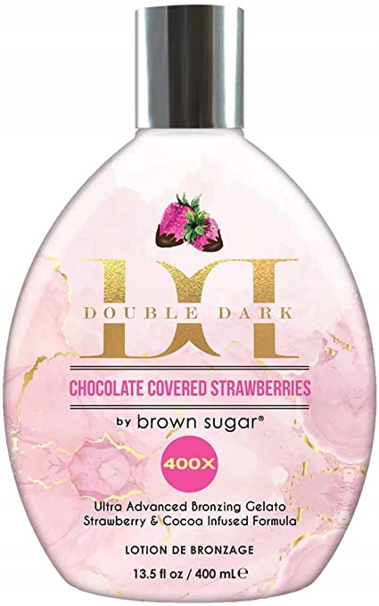 Jahody pokryté dvojitou tmavou čokoládou Brown Sugar