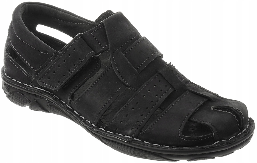 

Sandały Buty Męskie Olivier Skóra 467 Czarny 44
