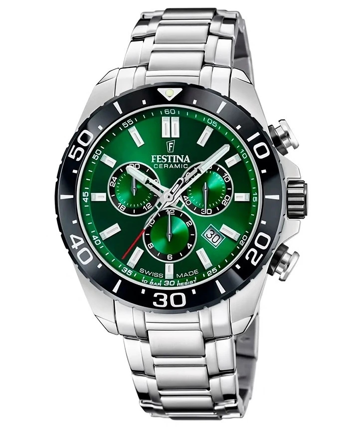 Pánské hodinky Festina F20042/3 Ceramic Chrono Swiss Made