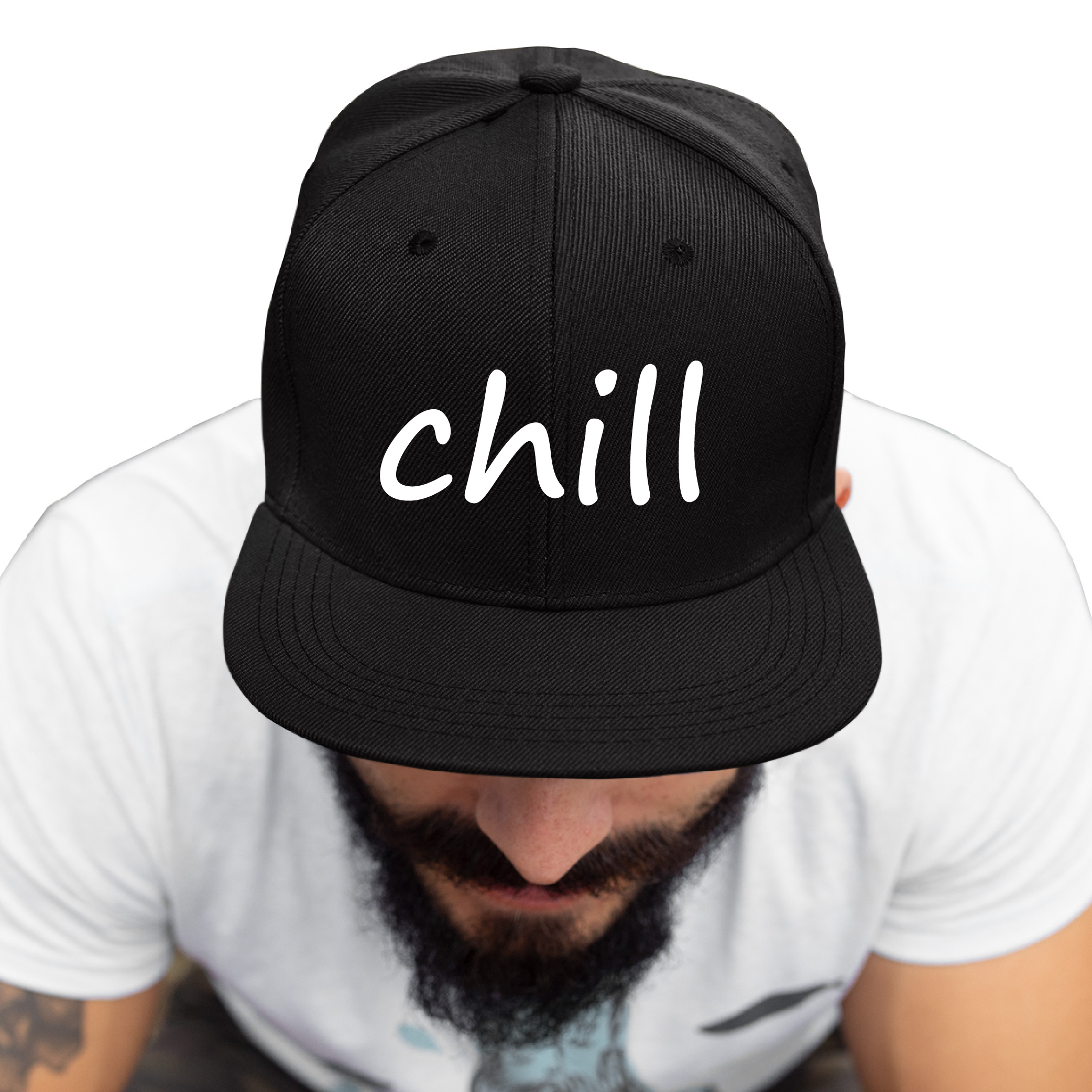

Czapka Z Daszkiem Nadrukiem Chill Snapback