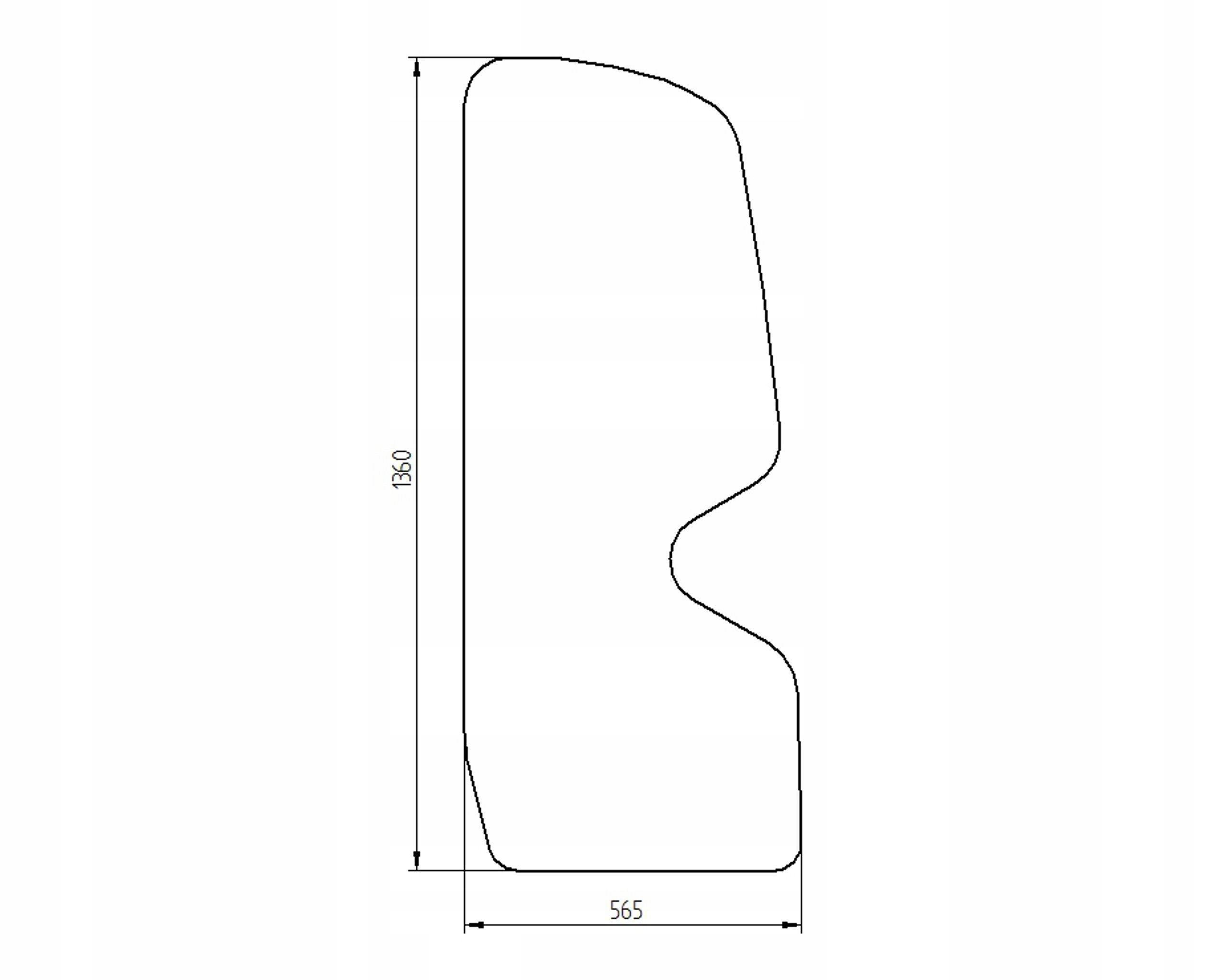 sklo Bobcat dveře 6816248