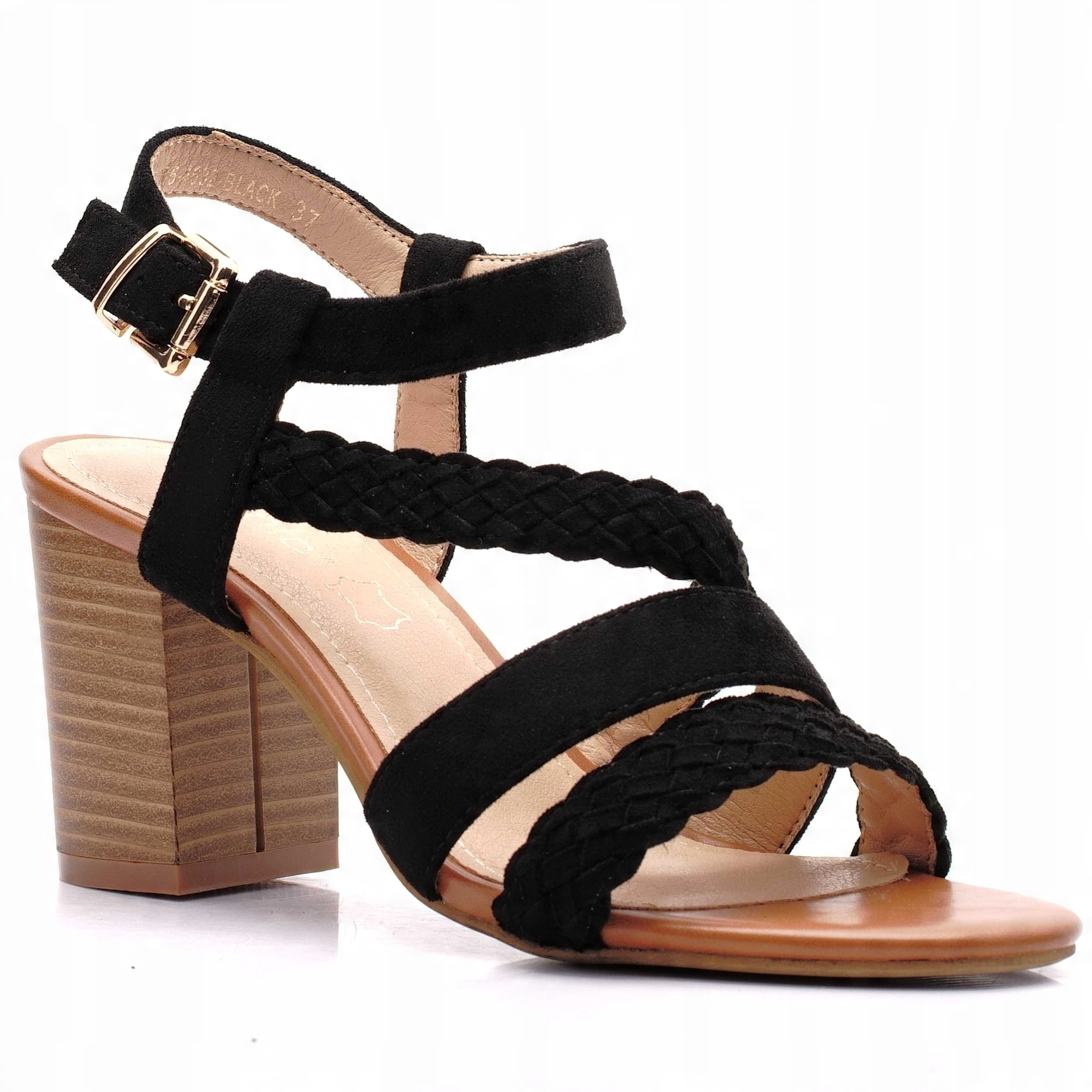 

Evento Sandały na obcasie buty damskie 4632 38
