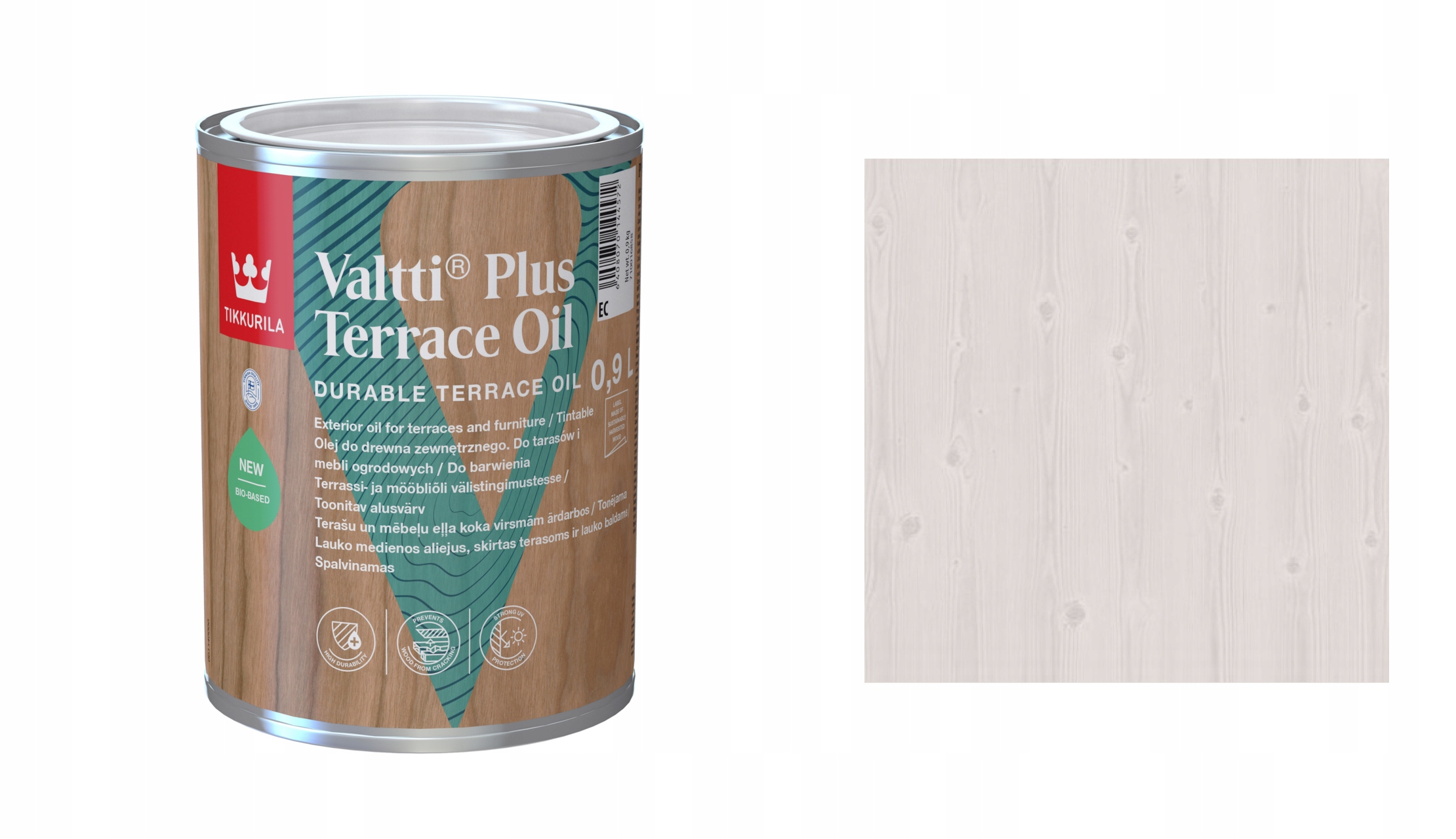 TIKKURILA VALTTI PLUS TERRACE OIL 0,9L 5060 LUMI OLEJ DO TARASÓW