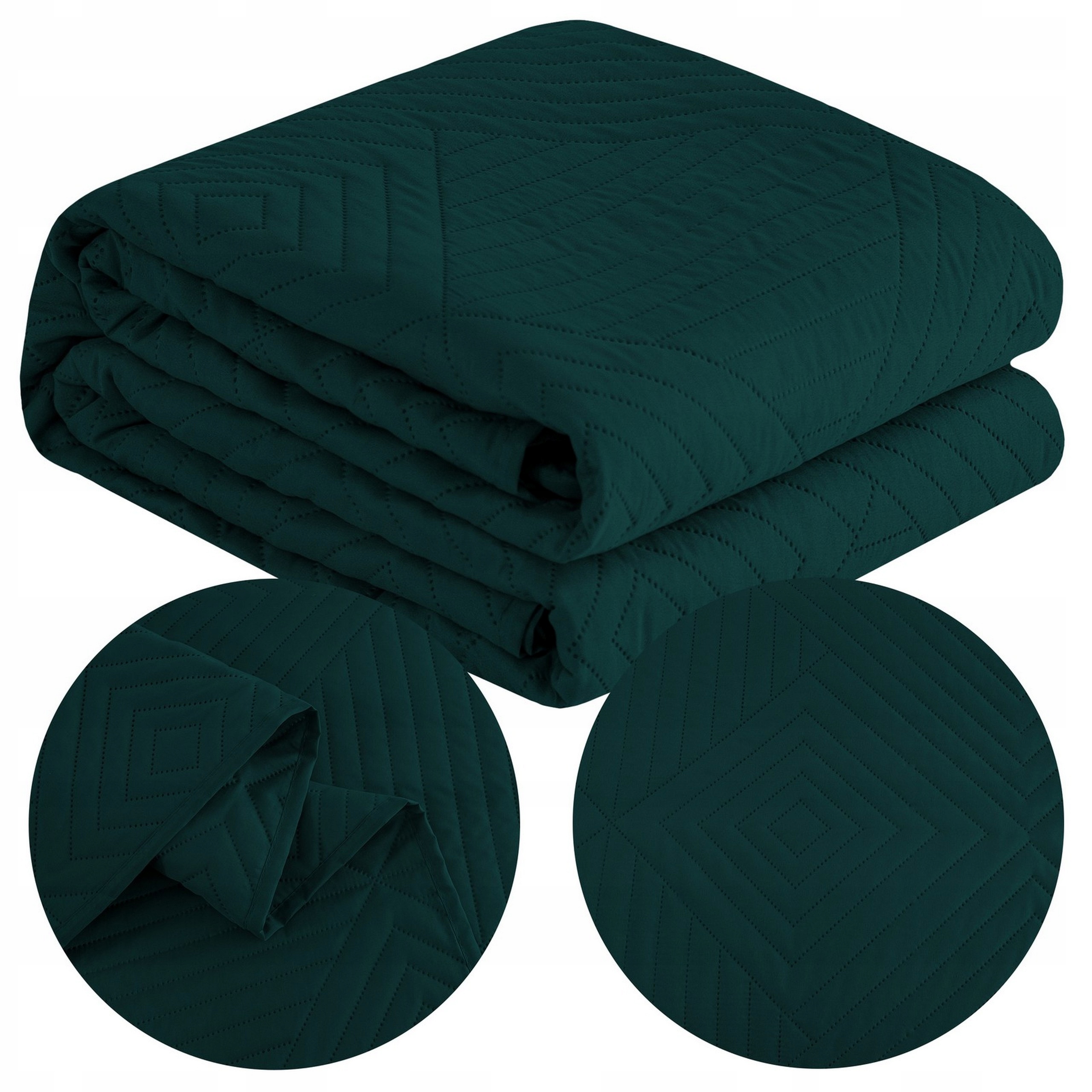 Přehoz na postel 220x240 Dekorativní lisované mikrovlákno Nicole