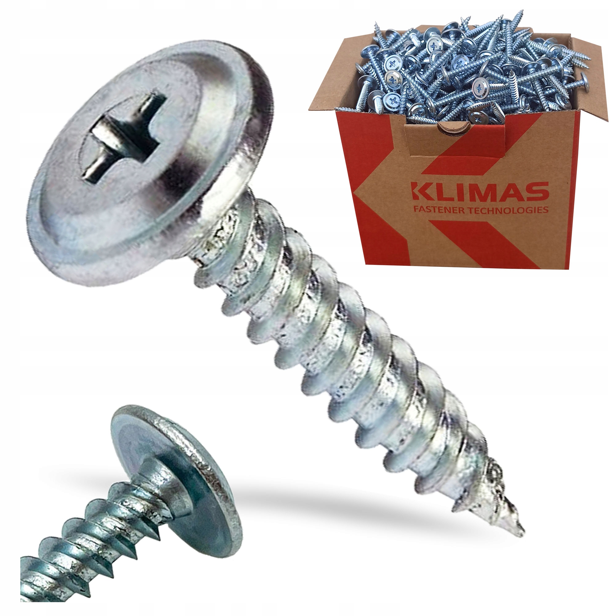 

Wkręty Podkładkowe Ocynkowane Wpc 4,2x13 mm 1000sz