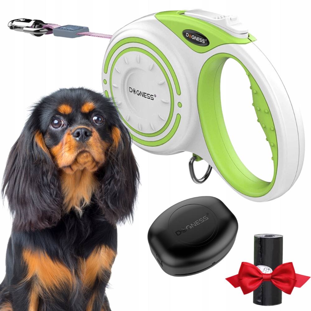 Vodítko Pro Psa automatická Svinovací Páska Dogness 4 m do 20 kg M nádoba