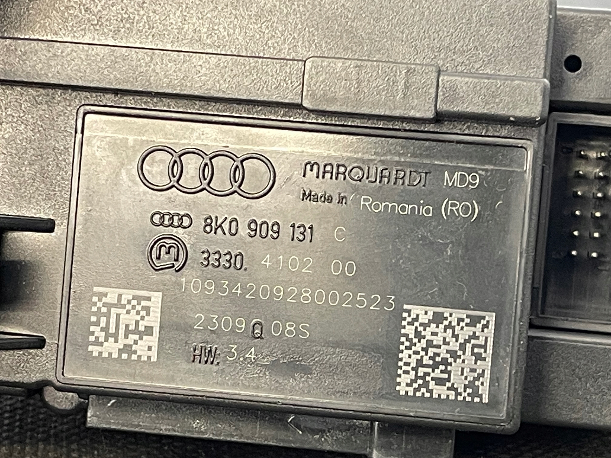 AUDI A5 8T S5 WLADKA 2X key PILOT blocking KPL 8K0909131C 8K0905852D