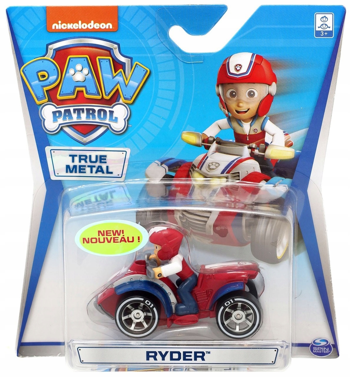 VOZIDLO PAW PATROL POSTAVENÉ KOVOVÉ RYDER