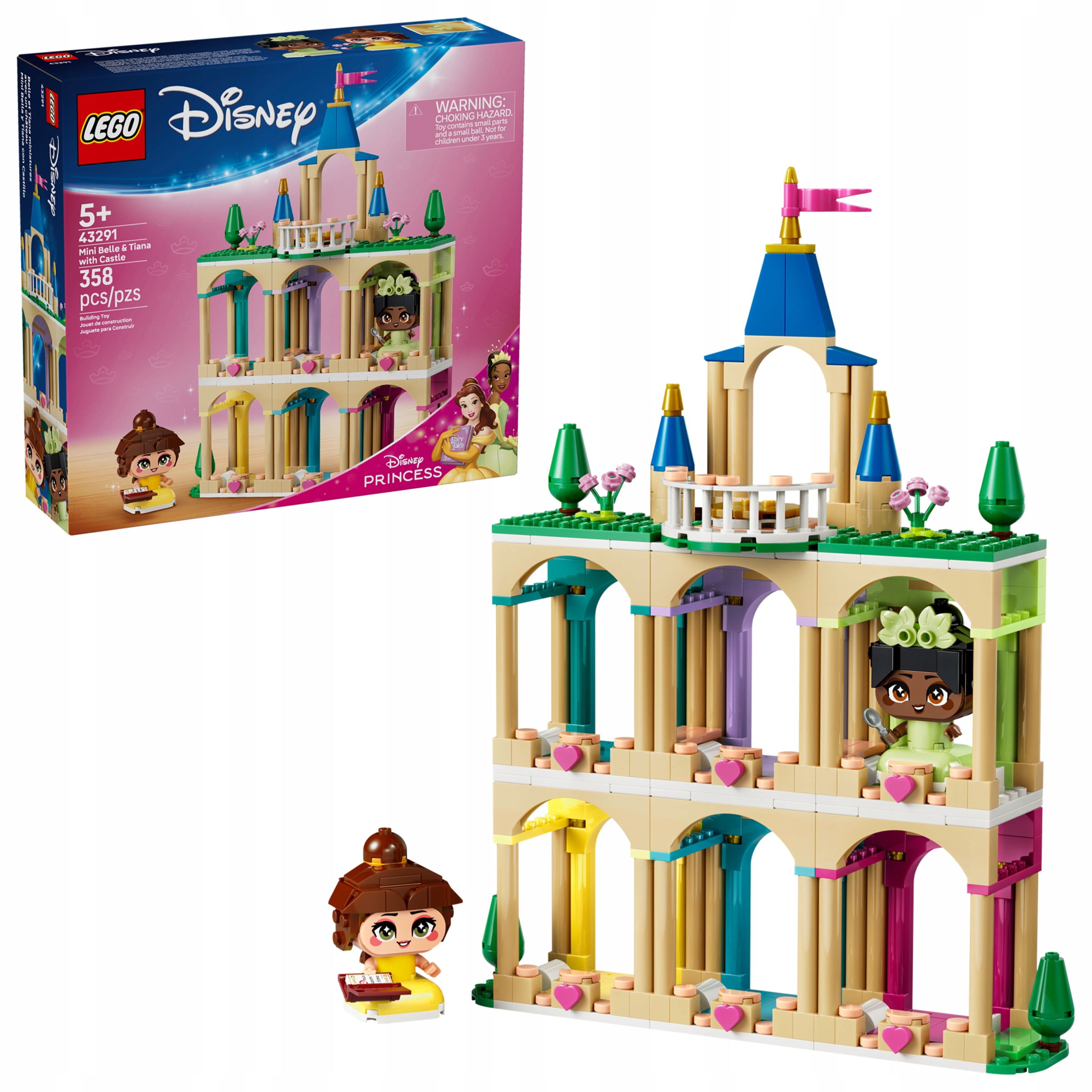 Lego Disney 43291 Malá Bella a Tiana se zámkem