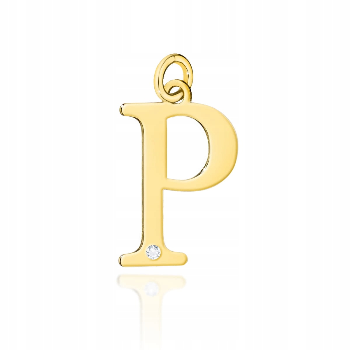 

Złota Zawieszka Litera P 585 Brylant 0,005 ct