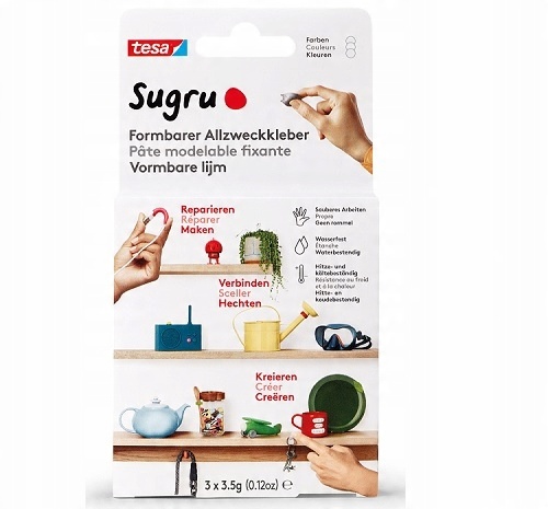

Klej formowalny guma silikonowa tesa Sugru biały