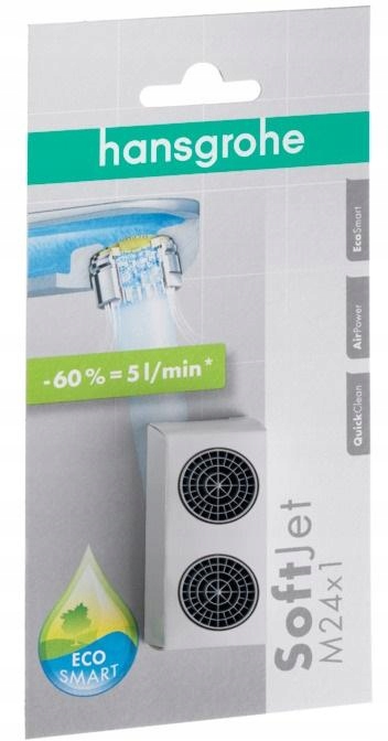 Hansgrohe ZESTAW PERLATORÓW do baterii umywalkowej M24x1 chrom