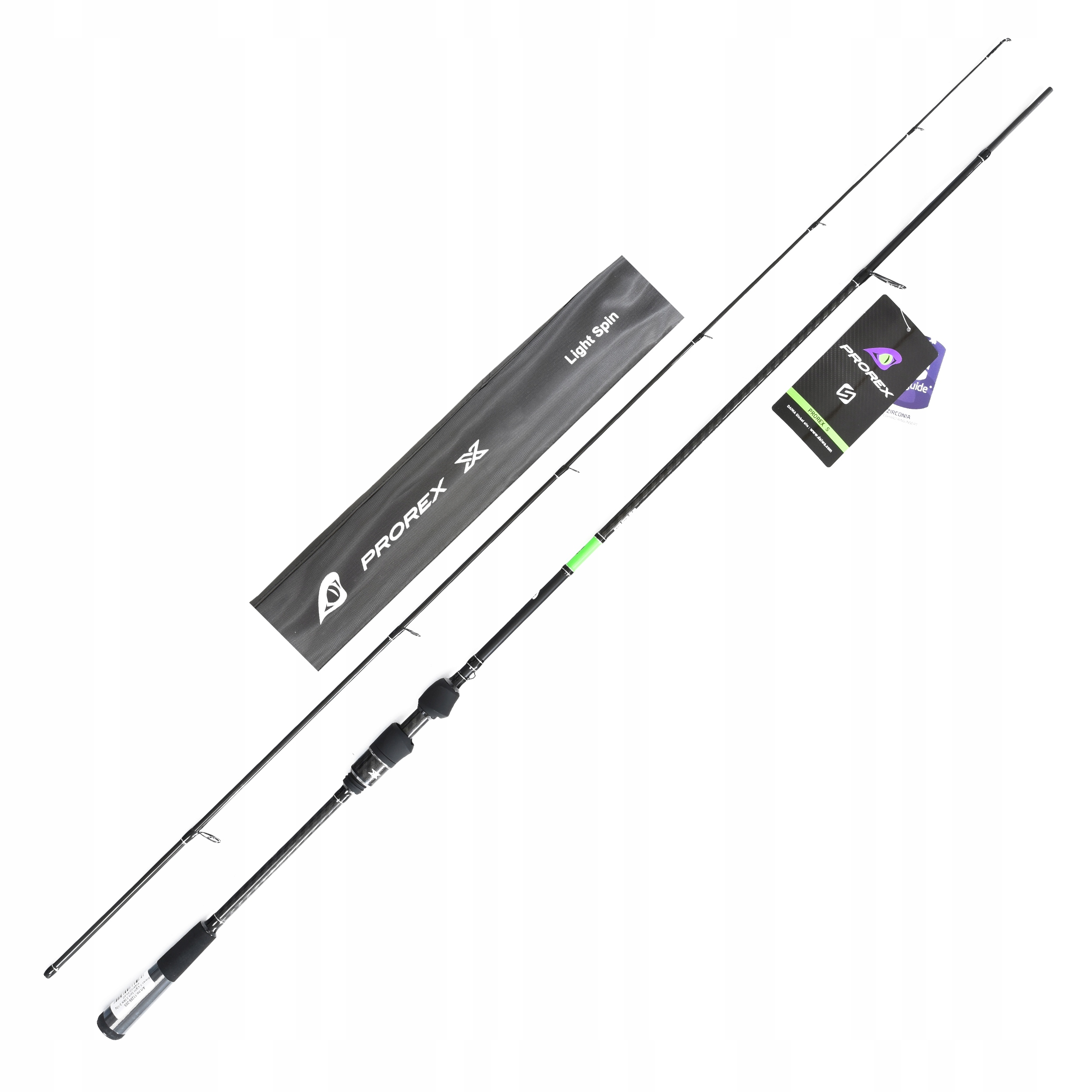 Wędka spinningowa Daiwa Prorex X Light Spin 2.05m 3-10g akcja fast
