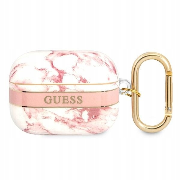 Guess Marble Strap Etui Airpods Pro (Pink)