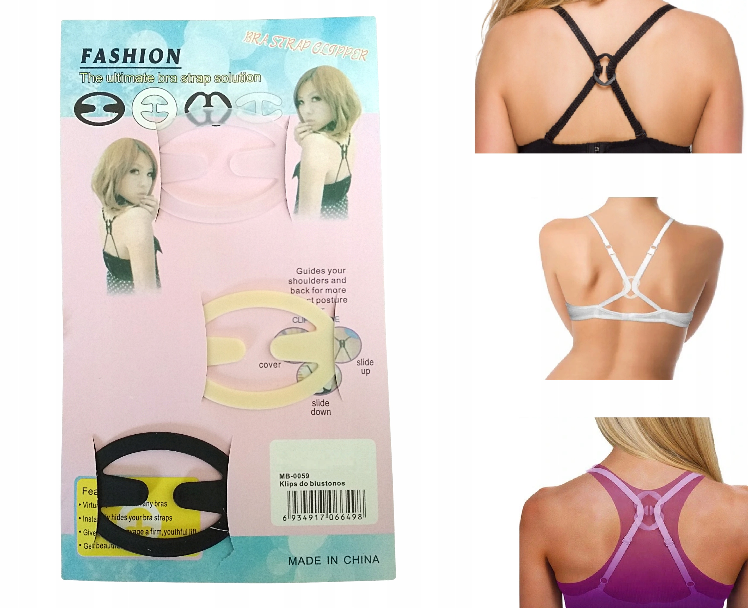 

Klips Do Ramiączek Stanika Biustonosza unosi biust