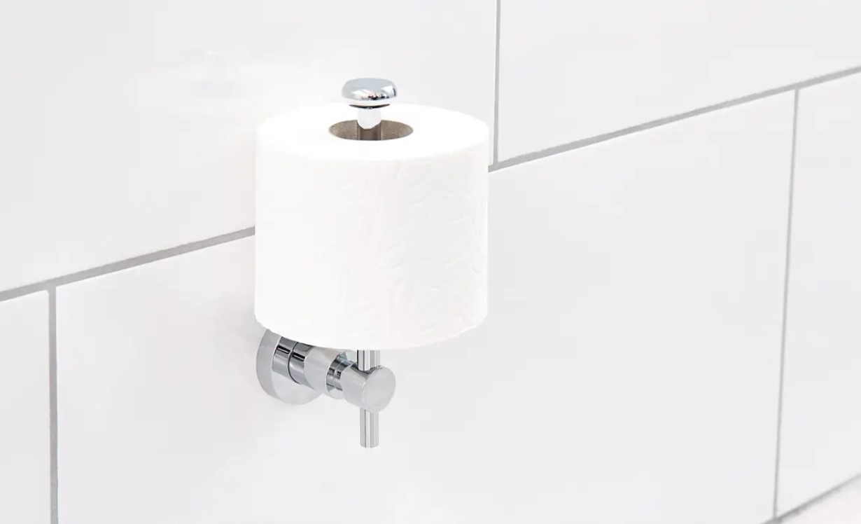 Uchwyt na papier toaletowy BEZ WIERCENIA tesa Loxx Szerokość produktu 6.5 cm