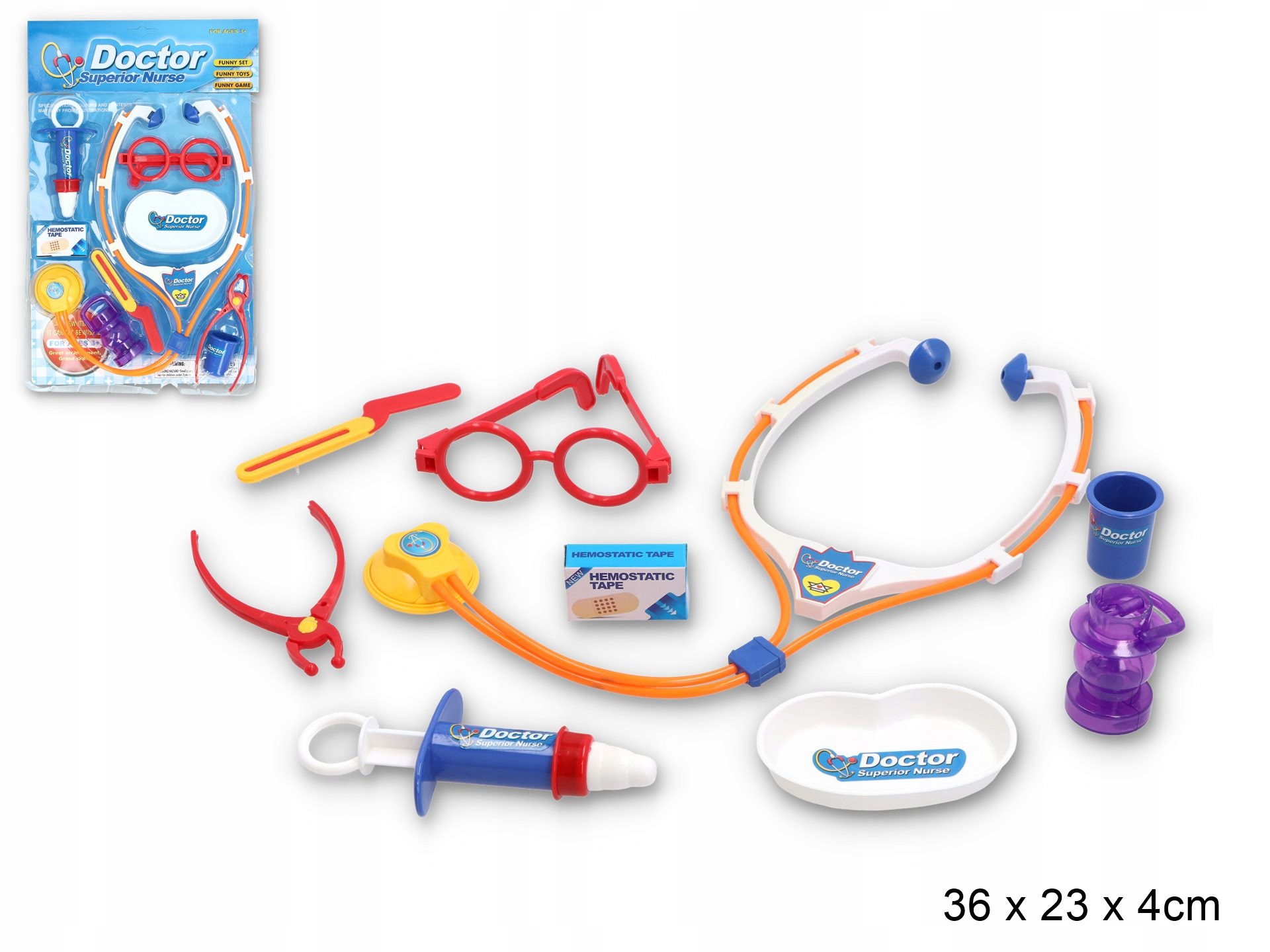 Zestaw lekarski doktor 36X24 CM