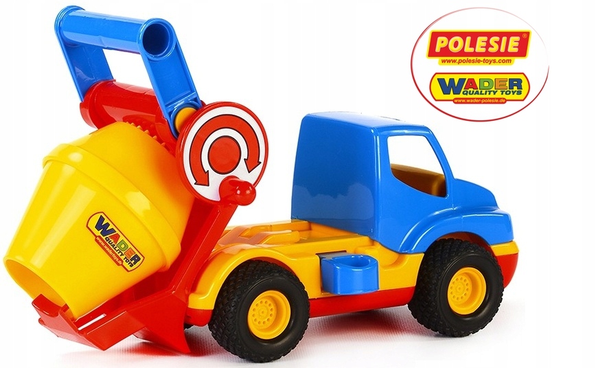 WADER QUALITY TOYS KOLOROWA CIĘŻARÓWKA BETONIARKA pojazdy 9692 Kod producenta 9692