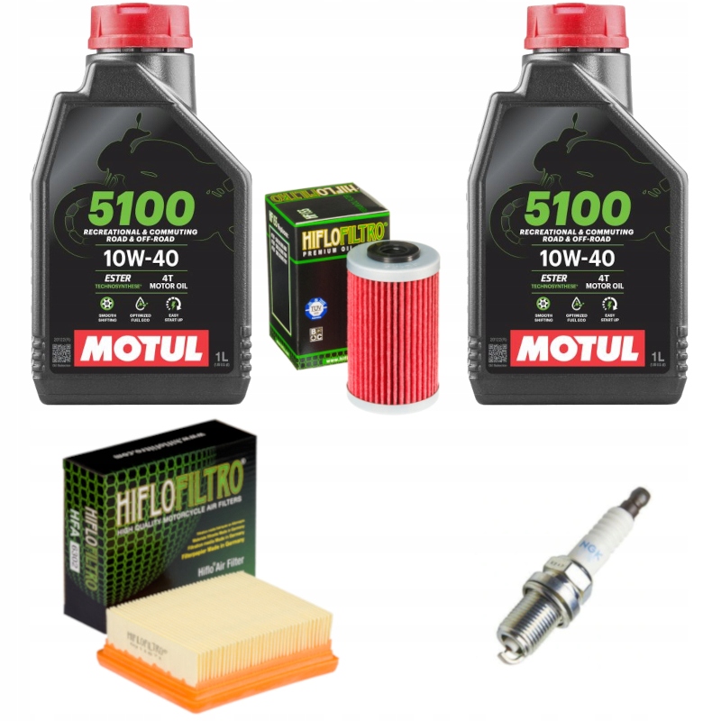 Sada Ktm Duke 125 11-14 olejové filtre, sviečka