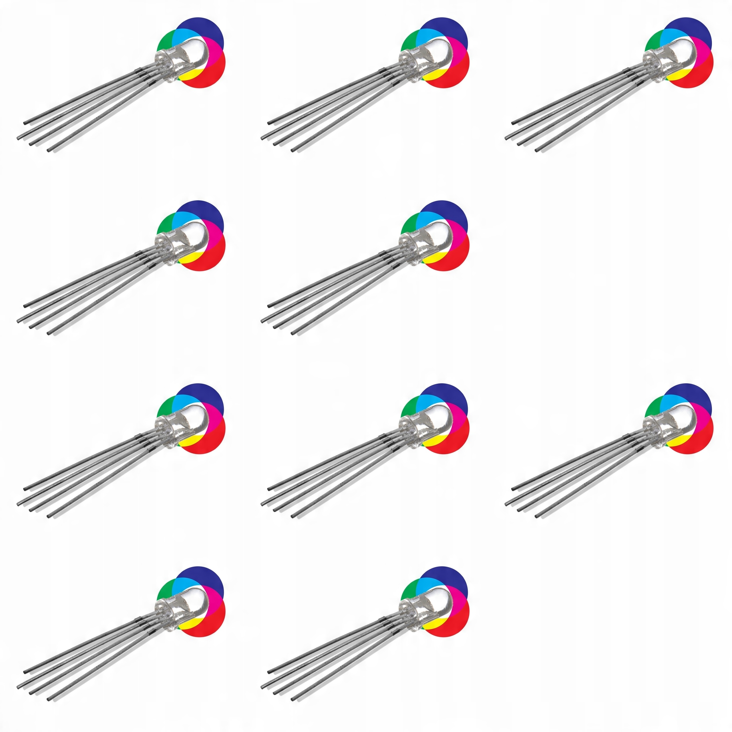 

Diody Led 5MM Rgb Komplet 10SZT 60gr/szt
