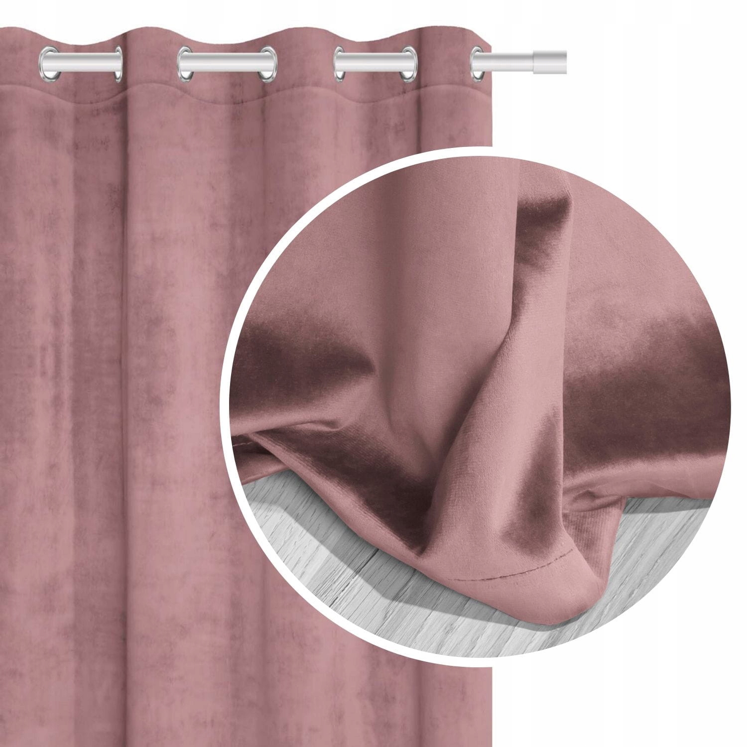 Tkanina MATERIAŁ ZASŁONY aksamit/VELVET/cleanaboo Rodzaj materiału welur