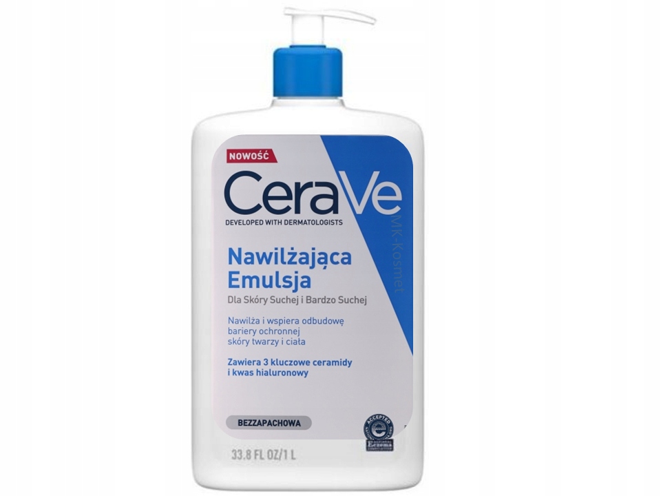 CeraVe 1000 ml emulsja nawilżająca do twarzy i ciała