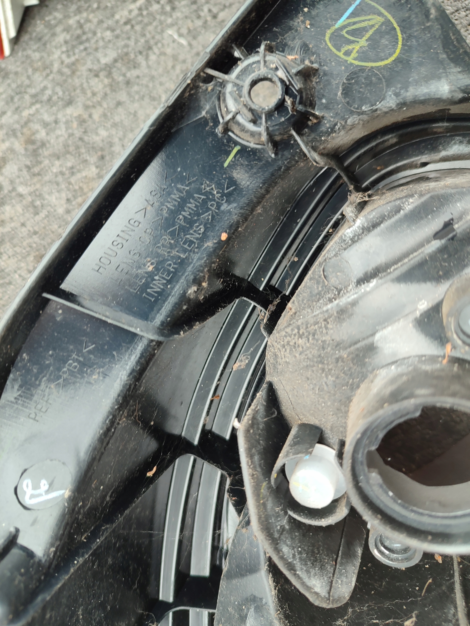 light right rear part right rear Mitsubishi Space Star II