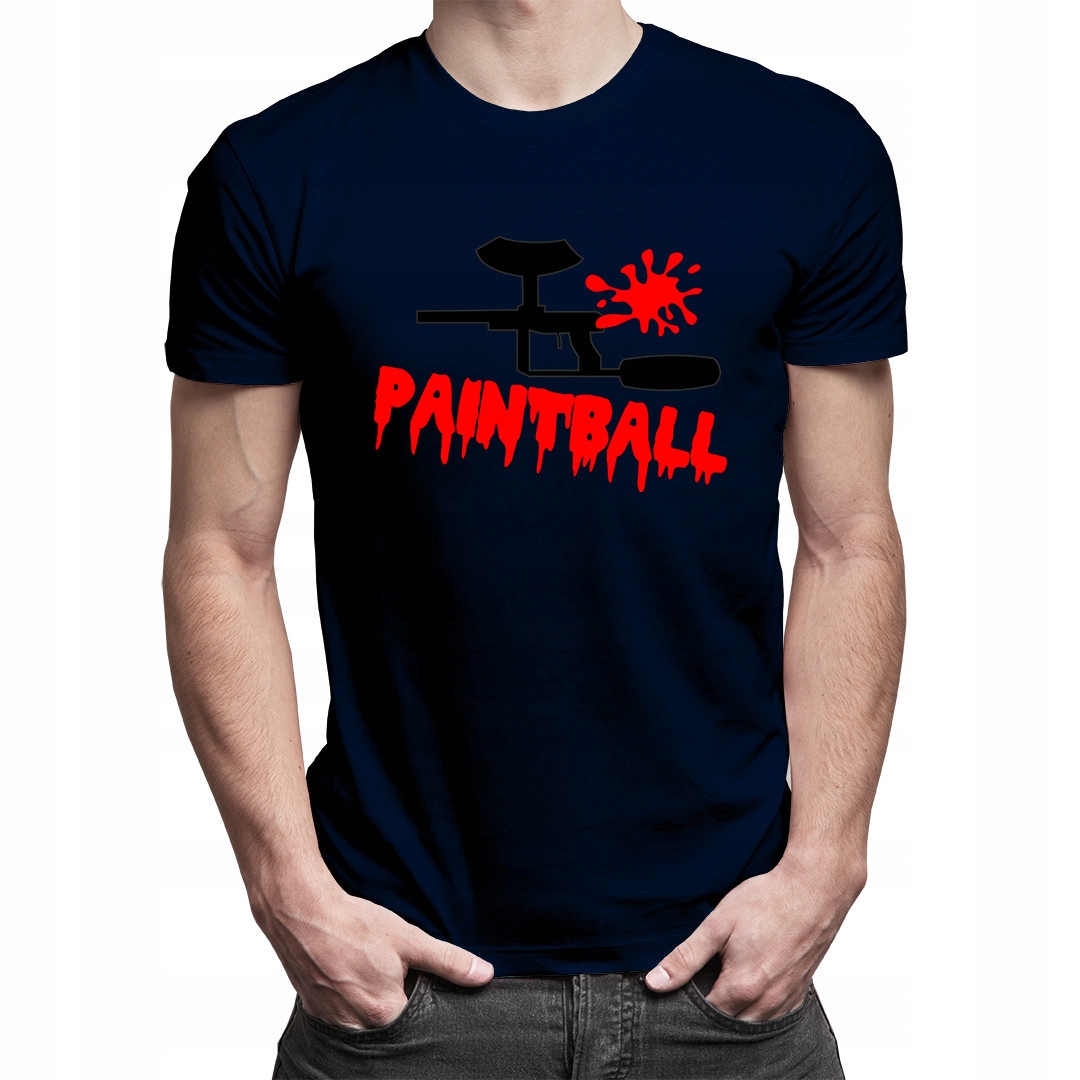

Paintball gun - koszulka z nadrukiem dla niego