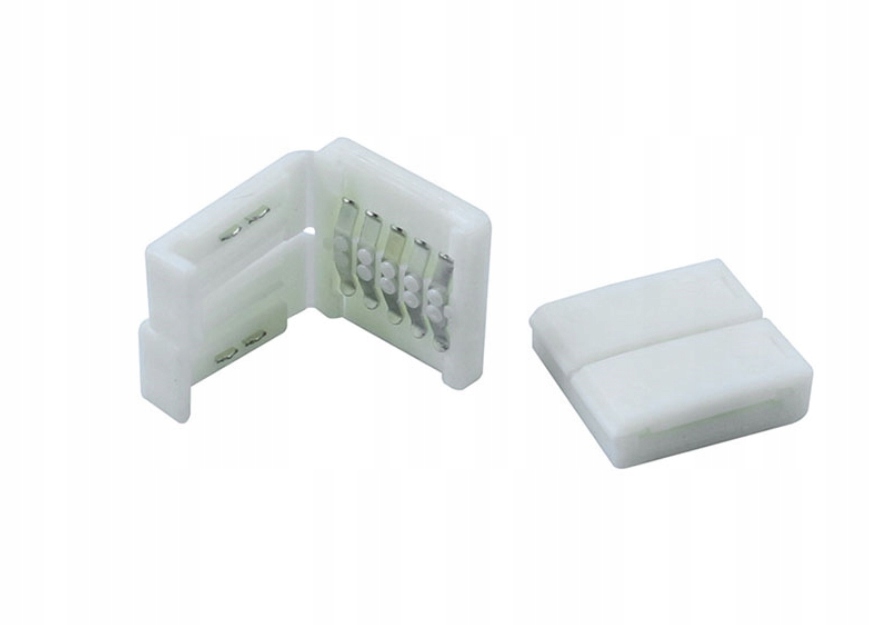 ZŁĄCZKA KLIPS DO ŁĄCZENIA TAŚMA LED RGBW 5PIN 10mm Model ZŁĄCZKA PROSTA RGBW 5PIN 10mm